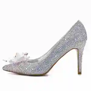Zapatos de tacón alto para mujer, calzado elegante para fiesta de boda, punta estrecha, 2020