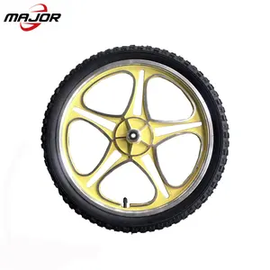 High Quality 20-Inch Heavy Duty Aluminum Rim Pneumatic Rubber <strong>Wheel</strong> for Horse <strong>Cart</strong> Caster <strong>Wheels</strong> - Product Image 1