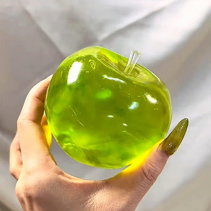NUEVO Juguete Antiestrés de TPR con Forma de Manzana y Té Verde de Maltosa de 8 cm, Regalo para Niños y Adultos, Alivio de la Fatiga, Venta al por Mayor - Product Image 2
