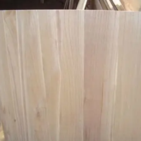 Panneaux en bois de Paulownia tenace, collés sur le bords, prêts à l'exportation, résistants au gonflement, pour projets d'armoires et d'ateliers