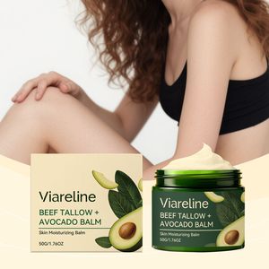 Crème hydratante pour le corps à l'avocat, soin hydratant doux et confortable pour la peau du corps, crème de massage quotidienne - Product Image 1