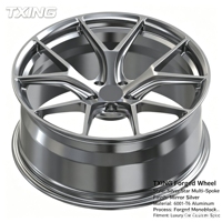 Jantes en alliage d'aluminium forgées à cinq branches, TXING 18 19 20 21 22 23 24 pouces, jantes de voiture personnalisées