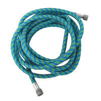 Tuyau d'aérographe tressé noir de 3 mètres avec connecteur adaptateur 1/4-1/8 pour compresseur d'air et peinture à l'aérographe – Fourniture directe usine