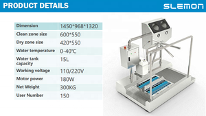 Hygiene Cleaning Station for Hands and Shoes Washing and Sanitizing Entrance Control Equipment - Product Image 6