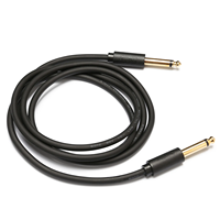 Câble audio pour guitare plaqué or 3,5 mm, haute flexibilité, 1,5 m/longueur personnalisée pour projecteur HDTV, haut-parleur, microphone, lecteur DVD