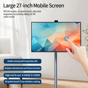 Téléviseur interactif intelligent portable OFD Android 15 à écran tactile 27 pouces 6+128G avec support mobile et fonction Follow by Me Android TV O P - Product Image 4