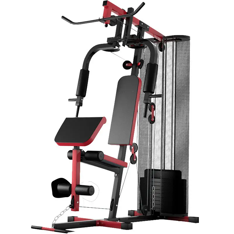 Offre Spéciale commerciale Équipement De Gymnastique À La Maison Multi Fonction Smith Machine équipement D'entraînement avec 45kgs plaques de poids