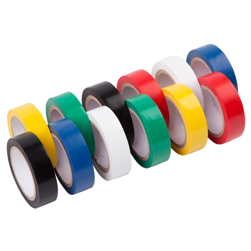 PAC KING Log Jumbo Roll Fita Isolante Insulating Electric Flame Retardant Pvc Insulation Colorful Electrical Tape