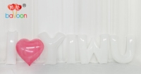 Ballon géant en nylon PA de 2 m avec lettres personnalisées nom de ville, pour décoration extérieure de mariage, anniversaire, célébration, Yiwu, à l'hélium