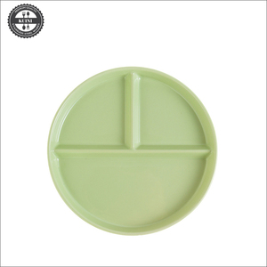 Керамическая 3-х отсекная пластина управления многоразовая бариатрическая тарелка для детей и взрослых, безопасная для микроволновой печи и посудомоечной машины - Product Image 5