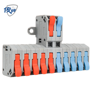 21 Seri 2/3/4/5/8 mur tuas kompak Port 28-12AWG konektor kawat cepat Push-in tembaga padat 400V - Product Image 6