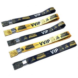 Pulsera de Tela con Código de Barras Personalizada, Pulseras para Conciertos, Eventos, Cine, Entradas VIP, Código QR, Pulsera Musical - Product Image 2