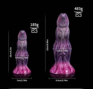 Dildo Monstre Fantastique Violet Dégradé en Silicone Liquide <span class=keywords><strong>avec</strong></span> <span class=keywords><strong>Ventouse</strong></span>, Multi-Styles, Monstre Marin Géant pour Femmes - Product Image 2