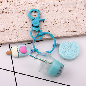Dễ Thương <span class=keywords><strong>Mini</strong></span> Ice Cream Sữa Trà Hình Dạng Với Tôi Bị Kẹt Trên Bạn Logo <span class=keywords><strong>Keychain</strong></span> Cho Túi Phụ Kiện - Product Image 3