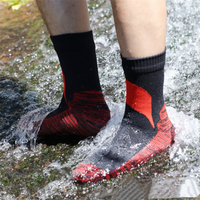 Chaussettes de randonnée imperméables et respirantes, chaussettes de ski à séchage rapide, chaussettes de sport pour le cyclisme en plein air, multicolores en stock