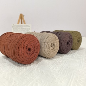 Bán Buôn Bán Số Lượng Lớn 100% Polyester Dacron Tay Móc T-Shirt Sợi Màu Sắc Khác Nhau Đan Fdy Poy Phong Cách Độ Kiên Trì Cao Nhuộm - Product Image 4