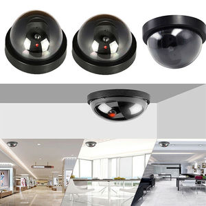 Caméra <span class=keywords><strong>de</strong></span> <span class=keywords><strong>surveillance</strong></span> dôme CCTV réaliste avec clignotement, lumière LED, pour intérieur, caméra factice simulée, sécurité (vente en gros) - Product Image 3