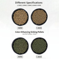Aliment Granulaire en Gros pour Poissons d'Aquarium Tropicaux et Koi, Saveur Naturelle, Riche en Protéines, pour Poissons Rouges, Vente en Gros OEM