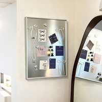 Cadre photo magnétique en alliage d'aluminium, design minimaliste moderne, ultra-résistant, pour la décoration de la chambre à coucher et du salon