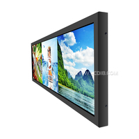 Pantalla LCD de 28.6 Pulgadas para Exhibición en Estantes de Supermercado, con 400 Nits