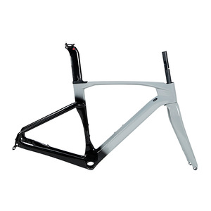 <span class=keywords><strong>Cadre</strong></span> <span class=keywords><strong>de</strong></span> vélo <span class=keywords><strong>de</strong></span> route GRAVEL personnalisé en fibre <span class=keywords><strong>de</strong></span> carbone avec peinture dégradée pour vélo tout-terrain - Product Image 5
