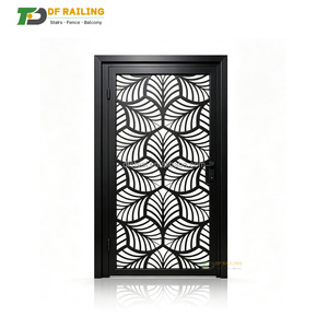 Puerta de Aluminio DF, Sistema de Puertas Automáticas Eléctricas para Casa, Puerta Corredera Metálica para Jardín, Diseños de Puertas Automáticas de Aluminio para Entrada de Vehículos - Product Image 2