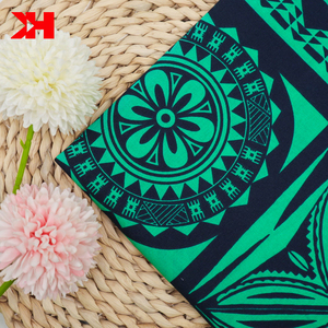 Vải Hawaii Vải Kahn 2022 Mới In Họa Tiết Hawaii Đẹp Cho Quần Áo - Product Image 2