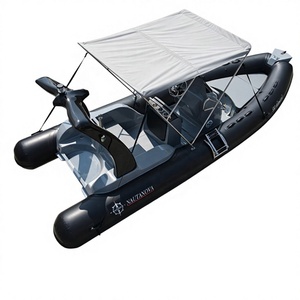 Lancha Deportiva de Pesca de Fibra de Vidrio L580 para 10 Personas, 6.0 Metros, con Motor Doble Fuera de Borda de 150HP - Product Image 1