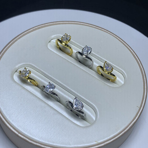 <span class=keywords><strong>Anello</strong></span> Geometrico Scintillante a Goccia Ovale con Zirconia Cubica 5A, Delicato <span class=keywords><strong>Anello</strong></span> Minimalista per Dito <span class=keywords><strong>Mignolo</strong></span>, Gioielli <span class=keywords><strong>da</strong></span> Donna - Product Image 5