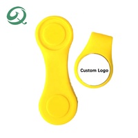 Clip de chapeau de golf personnalisé en vrac en métal blanc en gros marqueur de balle de golf personnalisé pince de chapeau magnétique accessoires de golf marqueur de balle