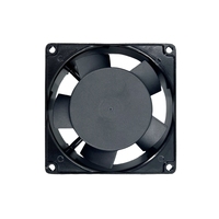 Ventilateur de refroidissement axial sans balais AC 92*92*25mm avec roulement à billes, à haut débit d'air et faible bruit pour le refroidissement des boîtiers d'ordinateur