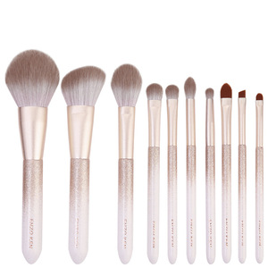 Set Completo de Brochas de Maquillaje, Diseño Moderno, Pelo Sintético <span class=keywords><strong>Super</strong></span> Suave, 10 Piezas, para Rostro, Corrector y Delineador de Ojos - Product Image 5