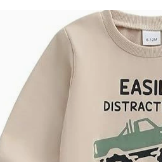Bestseller Babyjongens Outfit Monstertruck Print Zachte Katoenen Stof Ronde Hals Sweatshirt & Joggingbroek Casual <span class=keywords><strong>Set</strong></span> - Product Image 3