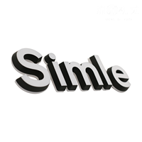 Letras Luminosas Acrílicas Multicolores Personalizadas de 1x1 Pulgada para Publicidad, Carteleras, Fondos de Pared, Logotipos, Letreros de Tiendas