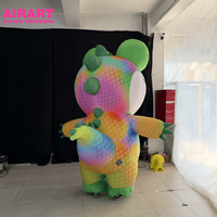 Costume de mascotte de crocodile gonflable pour accessoires de scène, costumes d'animaux gonflables personnalisés pour adultes