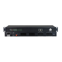 16ช่อง Multiplexer RJ11หม้อแปลงไฟเบอร์ Fxo Fxs Voice Mux