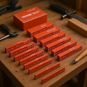 Juego de Bloques de Calibración de Altura de Precisión Vevor 1x2x3 de Aluminio Grabado con Láser para Trabajos en Madera - Product Image 2