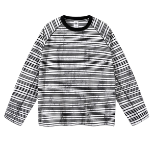 Fabricantes <span class=keywords><strong>de</strong></span> Ropa, Camiseta <span class=keywords><strong>de</strong></span> Manga Larga para Hombre, Estilo Europeo y Americano, Formal, Tejida y Bordada, para Primavera y Otoño - Product Image 1