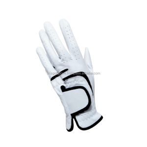 Gant de golf Premium SCS041 fabriqué en cuir d'agneau Cabretta véritable, avec logo personnalisé pour une performance sportive élégante. - Product Image 1