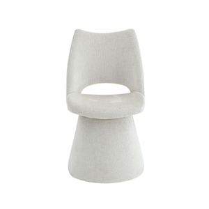 Fauteuil d'appoint moderne en velours, dossier ajouré, durable, écologique, rembourré, élégant pour salle à manger et salon - Product Image 6