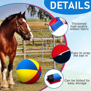 Balles de dressage anti-éclatement pour chevaux et chiens – Le jouet idéal pour l'exercice et le plaisir - Product Image 6