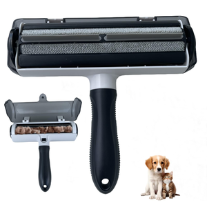 OEM Pet Dog Cat Grooming Comb Portable Removable Reusable <b>Lint</b> Pet Hair Remover <b>Roller</b> Cleaner Brush for Cat <b>Lint</b> Cleaning Tool - Product Image 1
