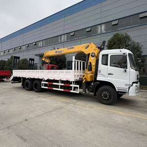 Grúa Montada en <span class=keywords><strong>Camión</strong></span> de <span class=keywords><strong>12</strong></span> <span class=keywords><strong>Toneladas</strong></span> con Plataforma Plana para Excavadora |   <span class=keywords><strong>Camión</strong></span> de Construcción Multiusos de Servicio Pesado 6x4 - Product Image 3