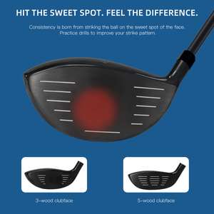 Palos de <span class=keywords><strong>golf</strong></span> de fibra de carbono portátiles de mano derecha completos personalizados de gama alta Juego de madera de calle híbrido de conductor de <span class=keywords><strong>golf</strong></span> negro puro - Product Image 3