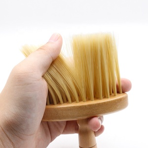 Nuovo Tipo di <span class=keywords><strong>Spazzola</strong></span> per Capelli con Pettine Integrato, <span class=keywords><strong>Spazzola</strong></span> in Legno per Pulizia Collo e Viso, Strumenti per Salone di Parrucchiere - Product Image 3