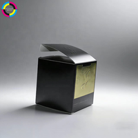 Boîte à double insert de luxe avec estampage à chaud en feuille d'or et procédé de gaufrage, boîte d'emballage carrée personnalisée avec logo pour la vente en gros de cosmétiques