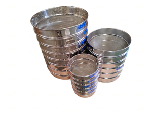 Tamis d'essai <span class=keywords><strong>en</strong></span> acier inoxydable OEM personnalisé, norme ASTM ISO, pour l'analyse des particules <span class=keywords><strong>en</strong></span> laboratoire - Product Image 4
