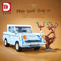 Deke 7035 Magic World Speed Car 1:8, Modelo de Animal para Armar con Función de Expulsión, Bloques de Construcción de Plástico, Juguete