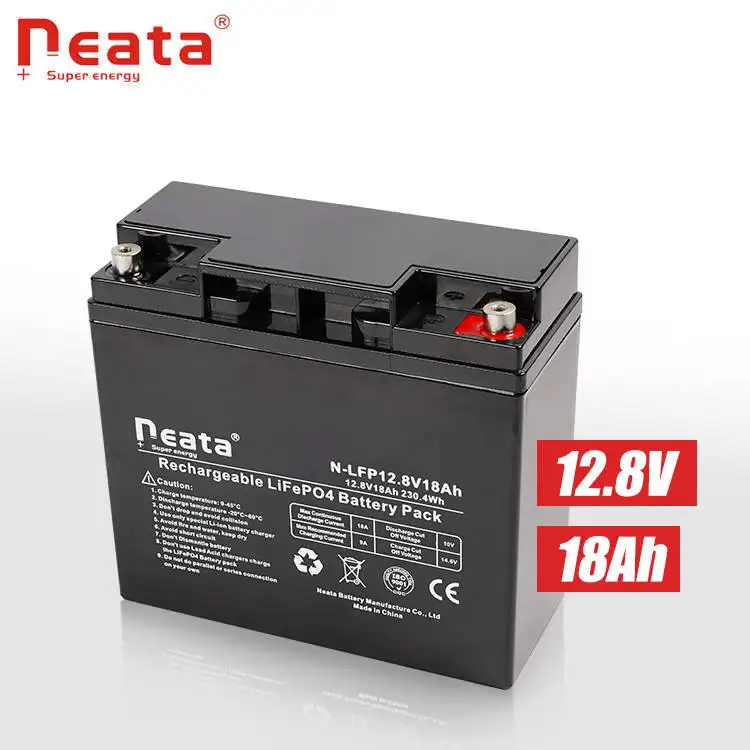 Wiederauf ladbare Lifepo4-Batterie mit langer Lebensdauer Ersetzen Sie die Blei-Säure 12v 17ah 12 V18AH Lithium-Ionen-Batterie durch BMS