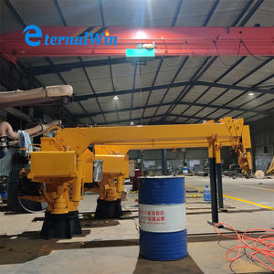 Hydraulischer Teleskop ausleger <span class=keywords><strong>Marine</strong></span> <span class=keywords><strong>Crane</strong></span> Provision Deck Schiffs kran - Product Image 3